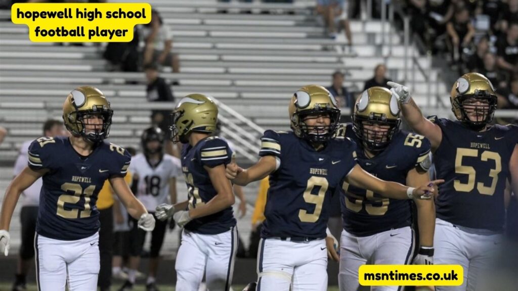 hopewell high school football player