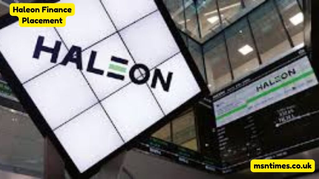 haleon finance placement
