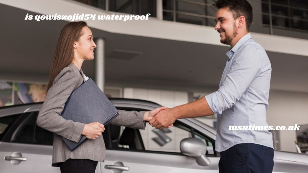 is qowiszojid54 waterproof