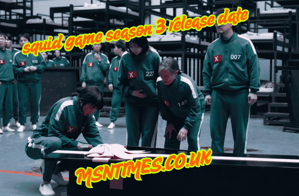 squid game season 3 release date