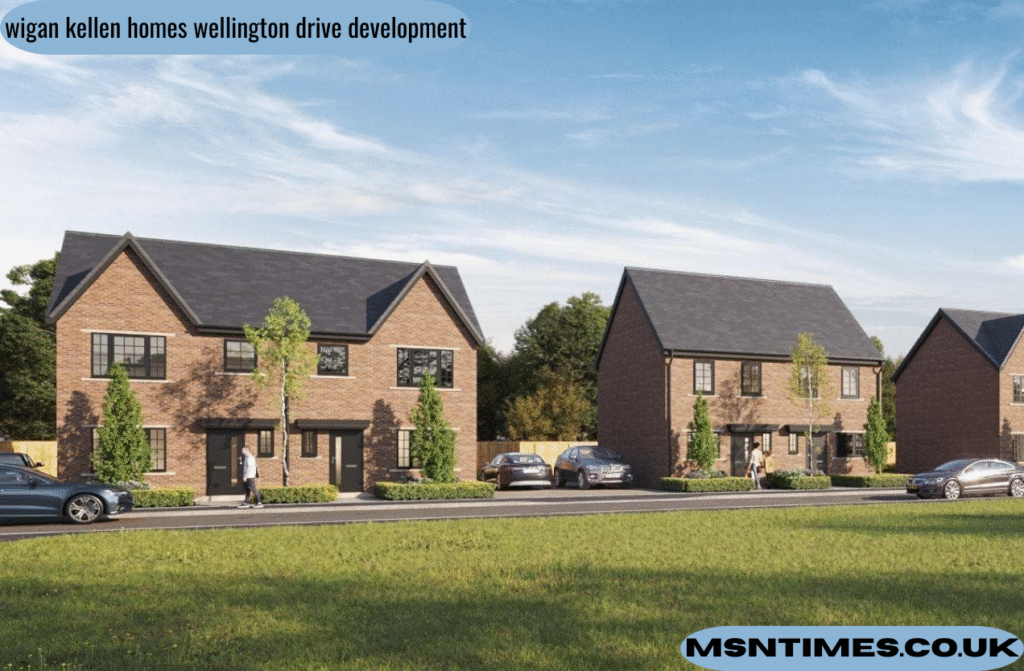 wigan kellen homes wellington drive development