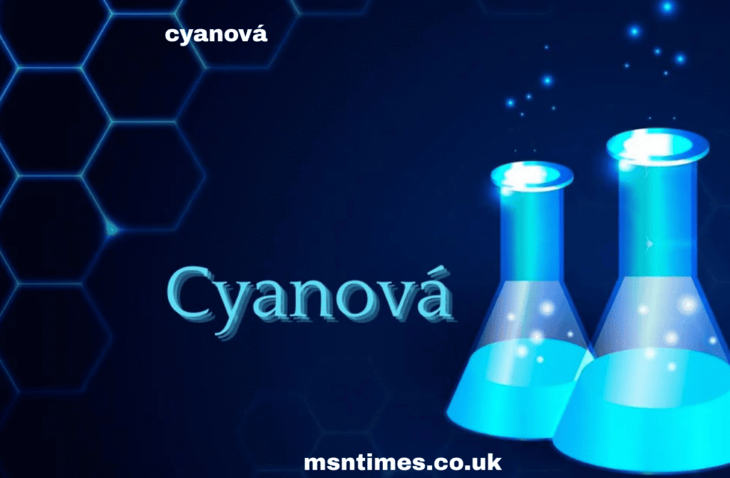 cyanová