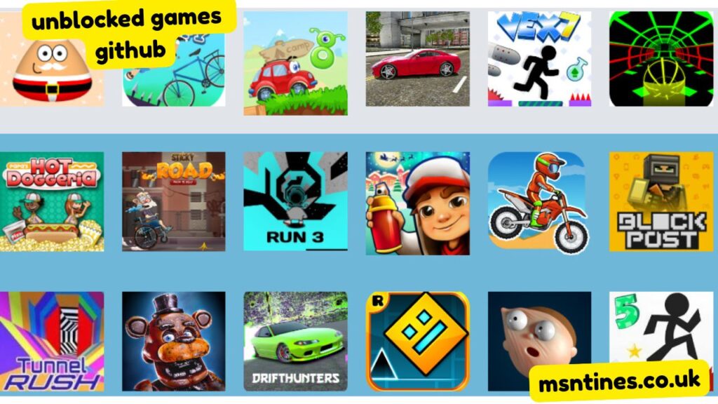 Unblocked Games GitHub
