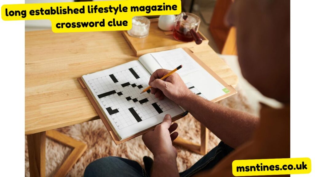long established lifestyle magazine crossword clue